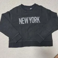 NEW YORK ロゴプリント トレーナー スミクロ