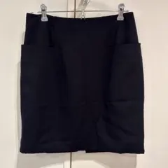 エルメス（HERMES）黒のひざ丈スカートのサムネイル