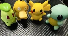 ピカチュウ　コダック　ゼニガメ　チコリータ　ポケモンドールフィギュアコレクション