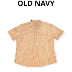 《ビッグサイズ》00s OLD NAVY 半袖チェックシャツ　XXL 汚れありのサムネイル