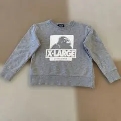 X-LARGE トレーナー グレー120㎝