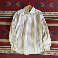 み*り様 00s エディーバウアー 黒タグ チェック BDシャツ L TALLビ