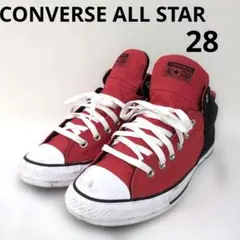 269○ CONVERSE ALL STAR レッド スニーカー 28