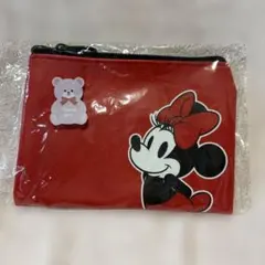 ミニーマウス 赤いポーチ