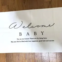 Welcome Baby メッセージ布