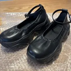 【美品】JEANASIS ネックバンドスニーカーパンプス　M ダッドスニーカー