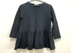 KOE ペプラム カットソー Sサイズ　ブラック　黒