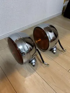 IPF 中古24V丸型フォグランプ＆いすゞファイブスターギガ用ステー各2個 IPF 24V丸型 フォグランプいすゞファイブスターギガ[低床用]ステー各2