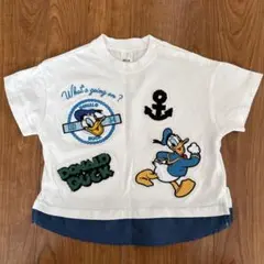 Tシャツ　半袖　ディズニー　ドナルドダック　80