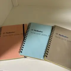 三*。様 Rollbahn スパイラルノート 3色セット L