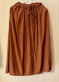 サマンサモスモスブルー　ロングスカート　ダークオレンジ　SM2