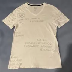 Armani Exchange アルマーニ ホワイト Vネック Tシャツ S