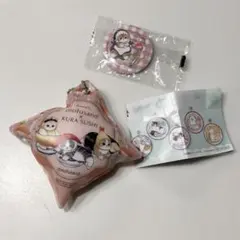 くら寿司 モフサンド クッションチャーム 缶バッジ 缶バッチ 2個セット