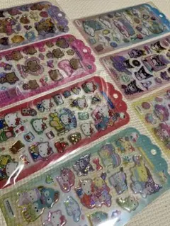 サンリオ ドロップジュエリーシール まとめ売り 7種