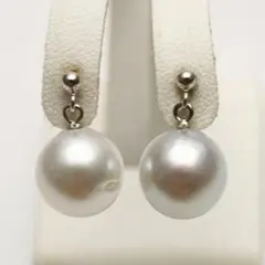 南洋白蝶真珠パールピアス 　10mm 　ホワイトカラー 　入学式　 卒業式