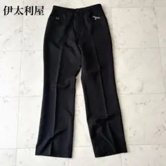 伊太利屋 クロコダイル柄 スラックス パンツ ラインストーン ブラック 9号のサムネイル