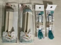 しぼれるパウチスタンド＆サーモスプーン、フォーク 4点セット【匿名配送】