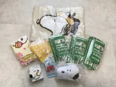 スヌーピー 非売品 まとめ売り タオル トートバッグ ミラー ポーチ ストラップ