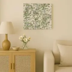 ボタニカル花柄 ファブリックパネル/インテリアパネル