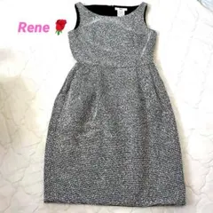 ✨美品✨ Rene TISSUE製 ツイード ワンピース バルーンスカート