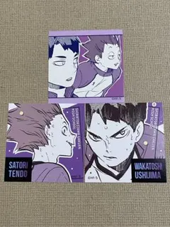 ハイキュー‼︎ スクエアステッカー　牛島　天童