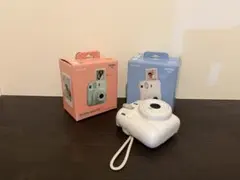 instax mini 12 グリーン新品とホワイト中古 まとめ売り