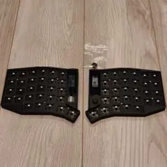 新品】corne v4 cherry マットブラックアクリル フルセット完成品