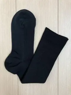 新品未使用　ブラック　ハイソックス　2足セット