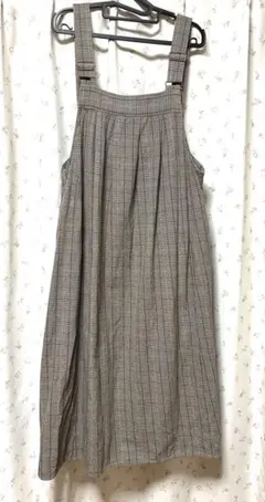 サマンサモスモス 前タックジャンパースカート