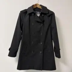 COACH トレンチコート ブラック レディース - メルカリ