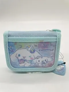 新品未使用　シナモロール 二つ折り財布 ミント