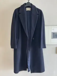 ユナイテッドアローズ　チェスターコート　ネイビー　36サイズ　レディース