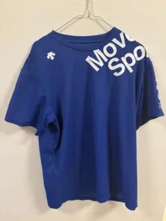 Move Sport 青 半袖シャツ