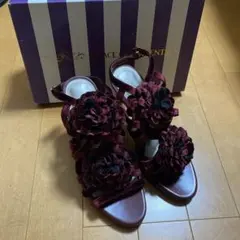 GRACE CONTINENTALベロアクロスサンダルのサムネイル