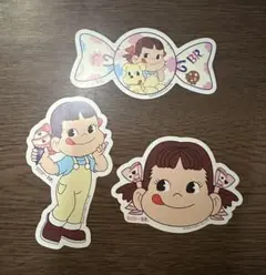 31アイスクリーム　ペコちゃん　ポコちゃん　ステッカー　3枚セット