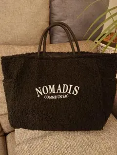 まっする様専用NOMADIS ボアトートバッグ ブラック