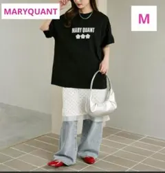 MARY QUANTドット柄刺繍ロゴTシャツ 【Mサイズ】のサムネイル