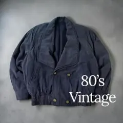 80’sヴィンテージ ダブル ブルゾン 短丈 ピアスポーツ 中綿 古着のサムネイル
