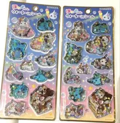 新品♡ほっぺちゃん♡ウォーターインシール♡２枚セット