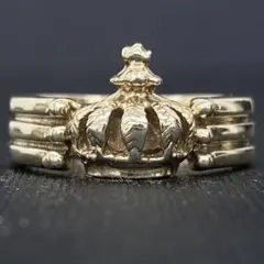 ROYAL ORDER CROWN TRIPLE BAND 9K GOLD 9号のサムネイル