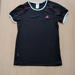 美品!　adidas 半袖 Tシャツ ブラック ピンク OTのサムネイル