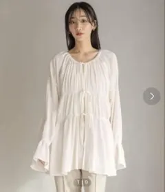 LOWRYS FARM 長袖ブラウス ヨウリュウシャーリングブラウスのサムネイル