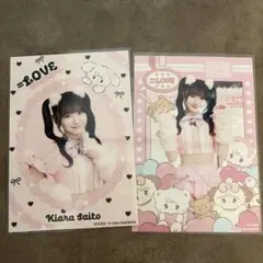 イコラブ 齋藤樹愛羅 mikko コラボ 生写真