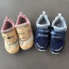2足売り】アシックス スクスク キッズシューズ 17.0cm & 17.5cm