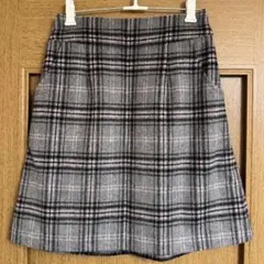 アラマンダ　allamanda ピンク　グレー　チェック　スカート　Mサイズ