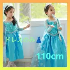 新品 クリスマス 110cm エルプリンセスドレス アナ雪 お誕生日