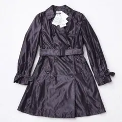 新品タグ付き マックスマーラ スプリングコート パープル ベルト 38