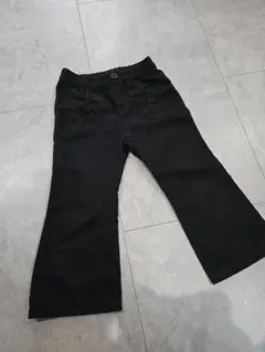 黒 フレアパンツ 100cm