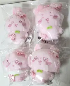 ちいかわ ぬいぱれっと～ さくらいろ～ マスコット② 全4種 コンプリートセット