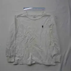 ■ポロ ラルフローレン長袖Tシャツ 110 ホワイト系 キッズ